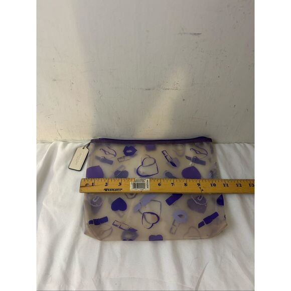 Coach cosmetic zipper bag tassel - Picture 4 of 5